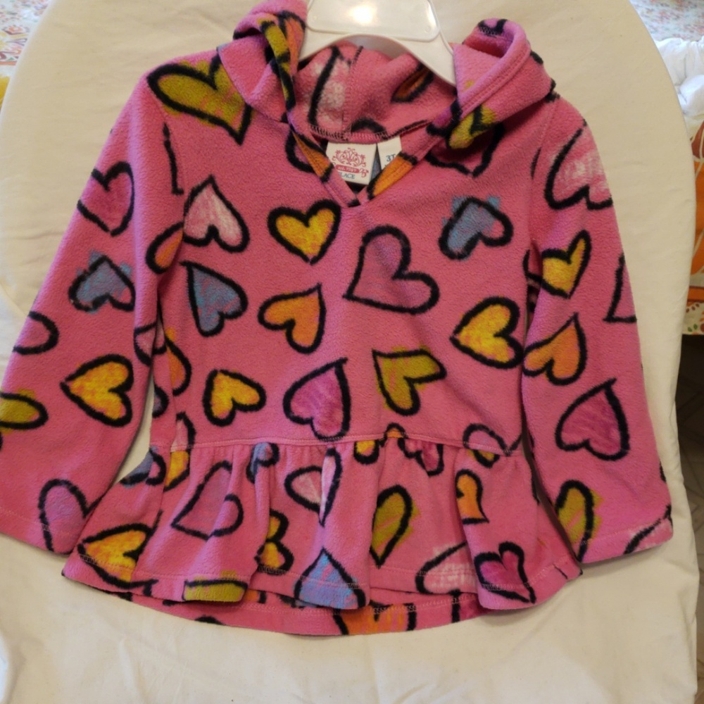 Girls Fleece Hooded Sweater